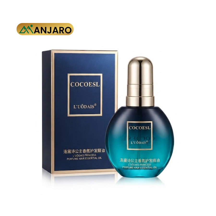 Cocoesl Luodais Princess Perfume Hair Essential Oil – Hair Fragrance Serum for Shine, Moisture & Smooth Styling