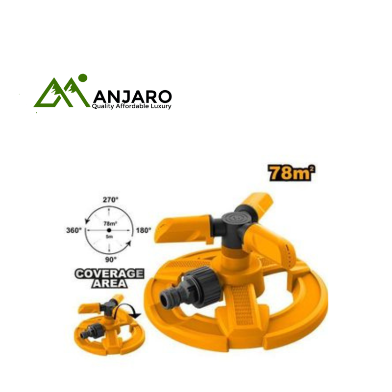 Ingco Plastic 3-Arm Rotary Sprinkler HPS23602