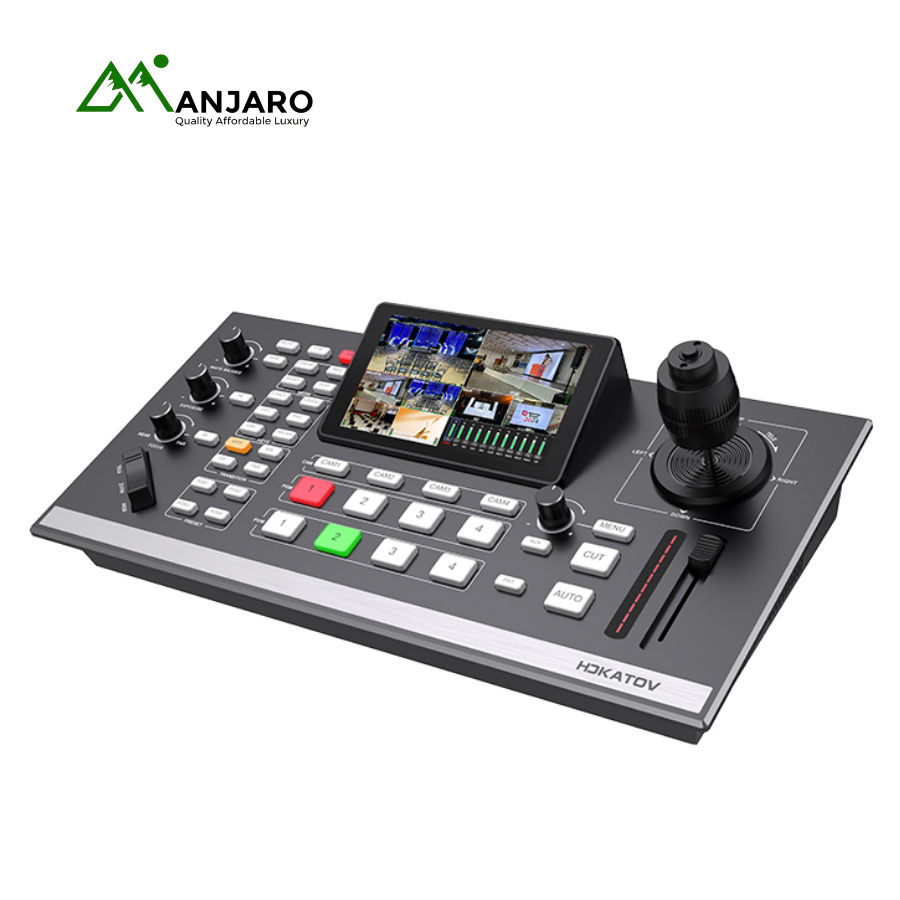 KT-KD52N 4K60 Video Switcher – 5.5” FHD Screen, 5-Channel Input, HDMI/SDI/LAN/USB, RTMP Live Streaming