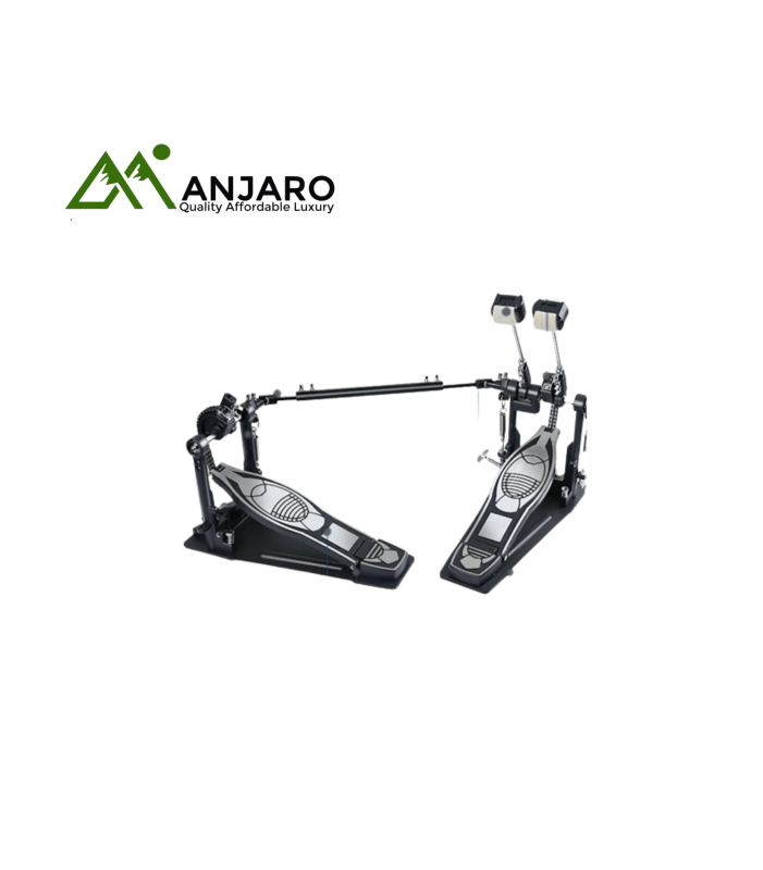 P-500 Double Drum Pedal – Alloy Footboard, Thick Rubber Base, Multi-Platform Use