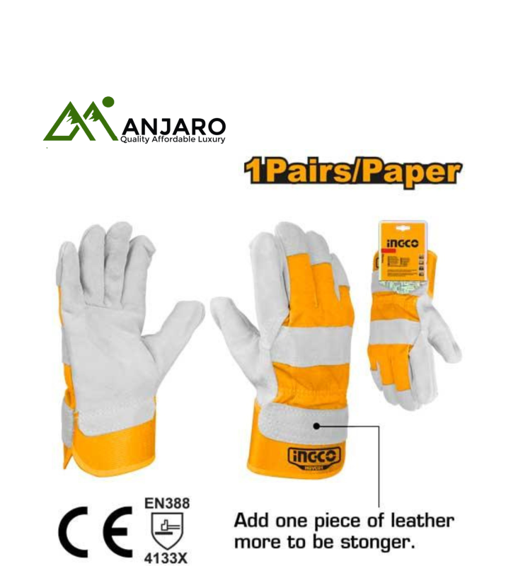 Ingco Leather gloves HGVC01