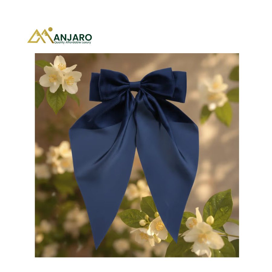 Luxury Hair Bow – Stylish Soft Fabric Hair Accessory for Girls & Women