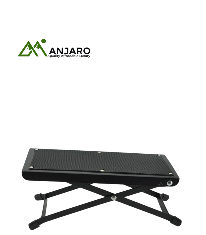 Adjustable Guitar Footstool – 11.5–25.5cm Height | Durable Iron Build with Anti-Slip Surface for Perfect Playing Posture