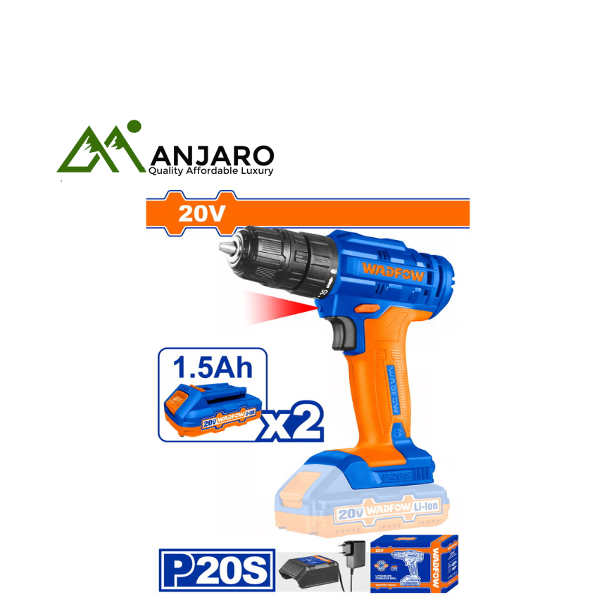 Wadfow Lithium-ion cordless drill 20V WCDP512