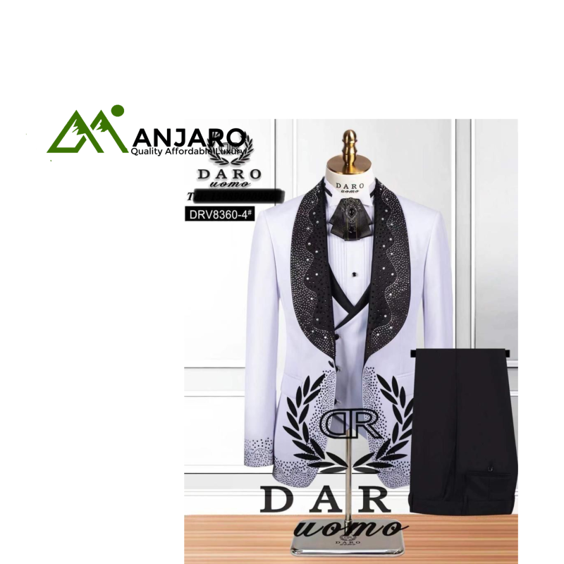 Quality Daro Stones Tuxedo 3PCS Suit – Elegant Formal Wear for Special Occasions