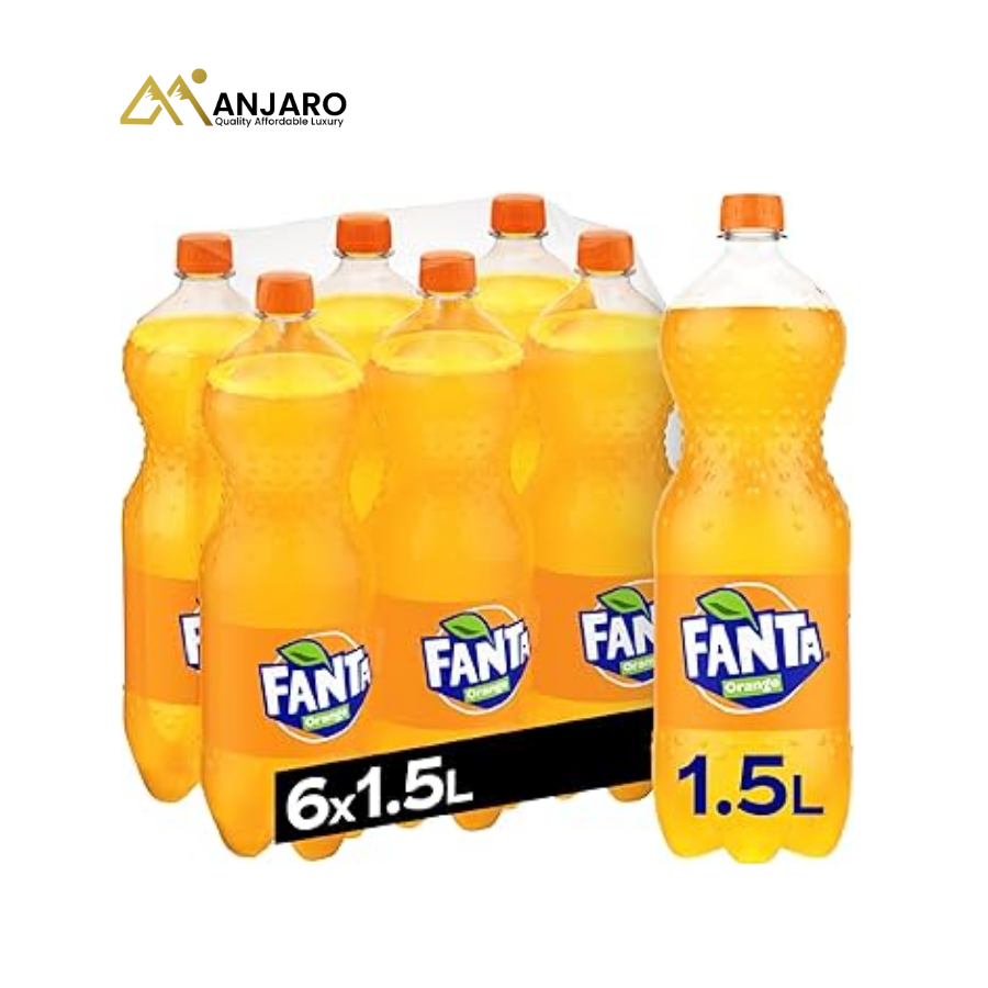 Fanta Soft Drink – 1.5L (Orange Flavor | Refreshing Carbonated Beverage)