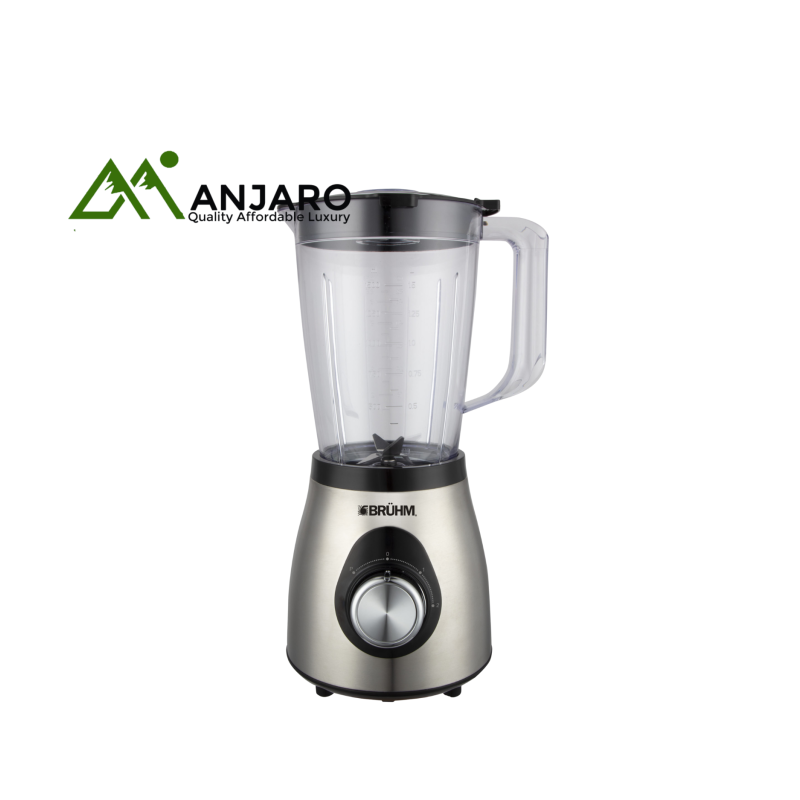 BRUHM Blender BBP-15500PSM – 1.5L, 2 Speeds, 500W Copper Motor, Full Stainless Steel Base