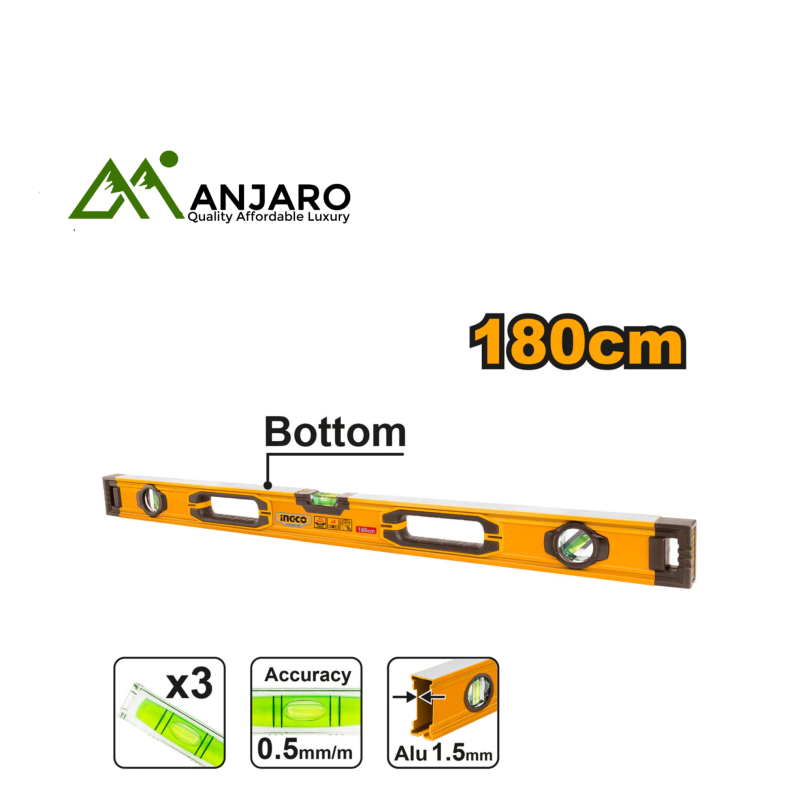 Ingco Spirit Level – 180cm HSL08180