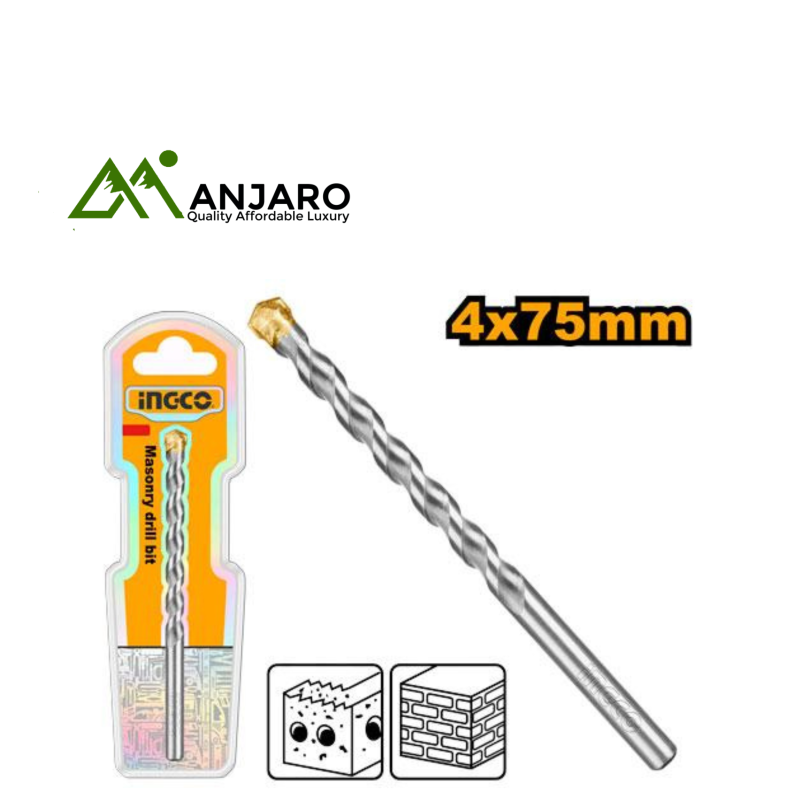 Ingco 4x75mm Masonry Drill Bit DBM2110475