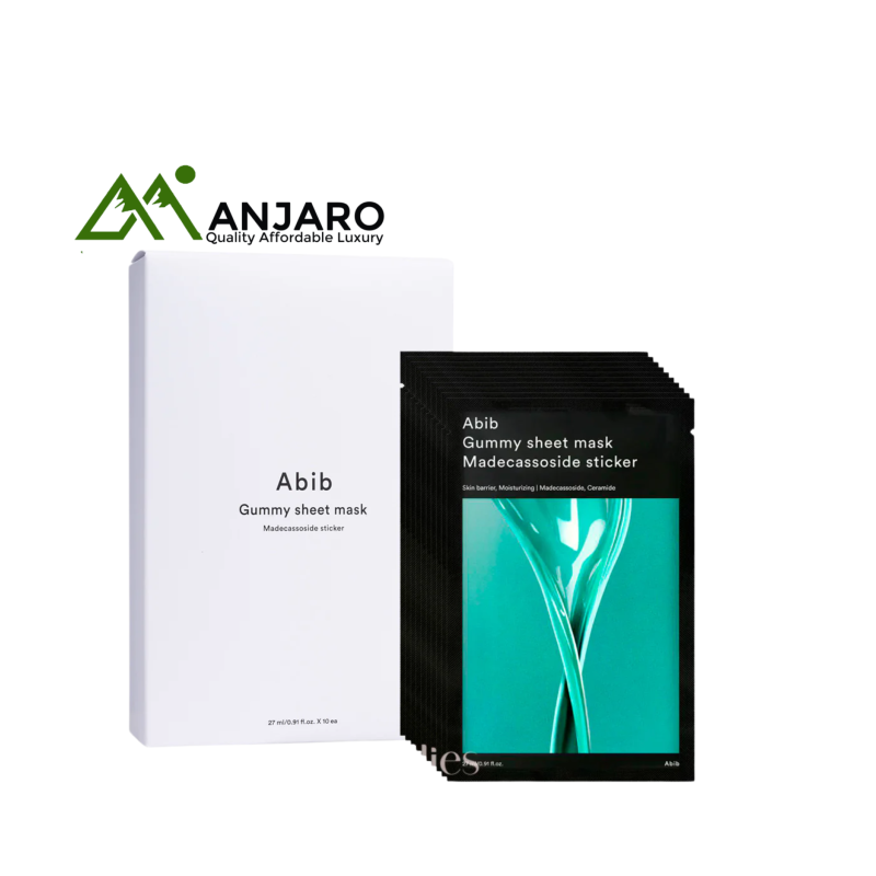 ABIB Gummy Sheet Mask Madecassoside Sticker – 1 Sheet | Intensive Soothing & Barrier Repair with Centella Asiatica & Madecassoside