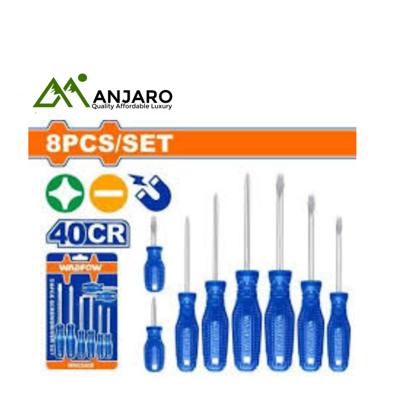 Wadfow  8 Pcs Screwdriver Set WSS2408